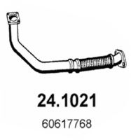 Труба выхлопного газа ASSO 241021