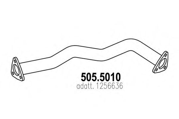 Труба выхлопного газа ASSO 505.5010