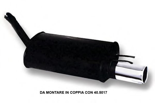 Глушитель для спортивного автомобиля ASSO 95.7620.12