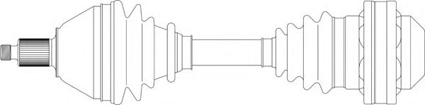Приводной вал GENERAL RICAMBI SE3074