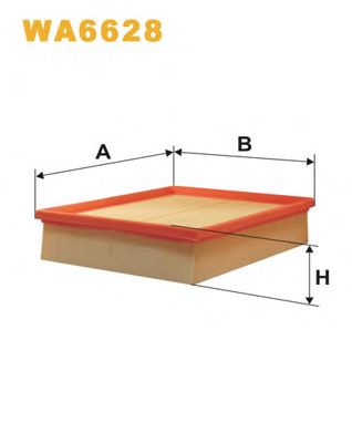 Воздушный фильтр WIX FILTERS WA6628