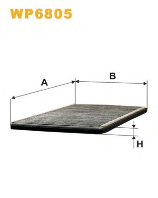 Фильтр, воздух во внутренном пространстве WIX FILTERS WP6805