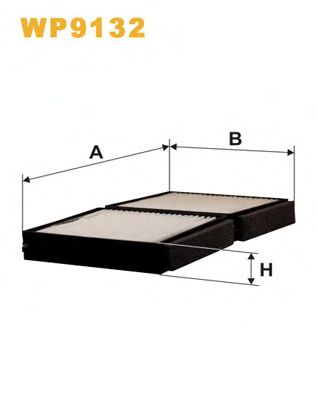 Фильтр, воздух во внутренном пространстве WIX FILTERS WP9132