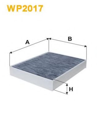 Фильтр, воздух во внутренном пространстве WIX FILTERS WP2017