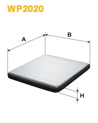 Фильтр, воздух во внутренном пространстве WIX FILTERS WP2020