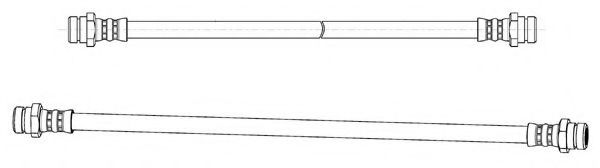 Тормозной шланг CEF 510709