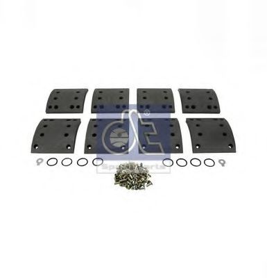 Комплект тормозных башмаков, барабанные тормоза DT 4.91453