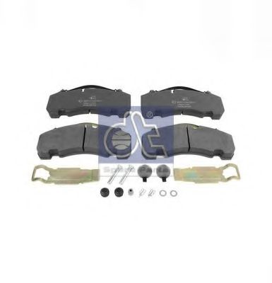 Комплект тормозных колодок, дисковый тормоз DT 10.14000