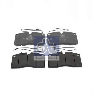 Комплект тормозных колодок, дисковый тормоз DT 6.95116