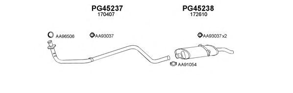 Система выпуска ОГ VENEPORTE 450182