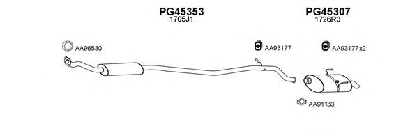 Система выпуска ОГ VENEPORTE 450223