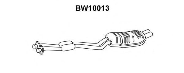 Глушитель выхлопных газов конечный VENEPORTE BW10013