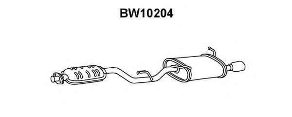 Глушитель выхлопных газов конечный VENEPORTE BW10204