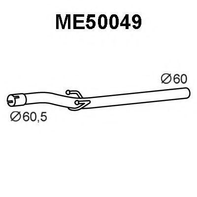 Труба выхлопного газа VENEPORTE ME50049
