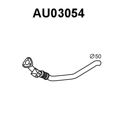 Труба выхлопного газа VENEPORTE AU03054