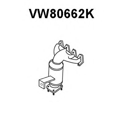 Катализатор коллектора VENEPORTE VW80662K