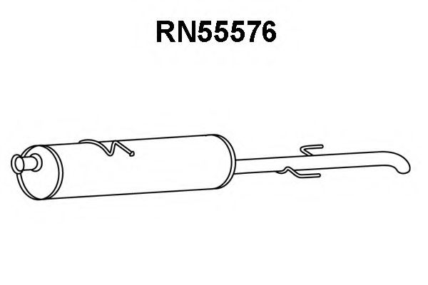 Глушитель выхлопных газов конечный VENEPORTE RN55576