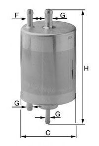 Топливный фильтр UNIFLUX FILTERS XB351