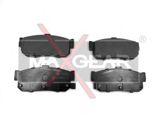 Комплект тормозных колодок, дисковый тормоз MAXGEAR 19-0474