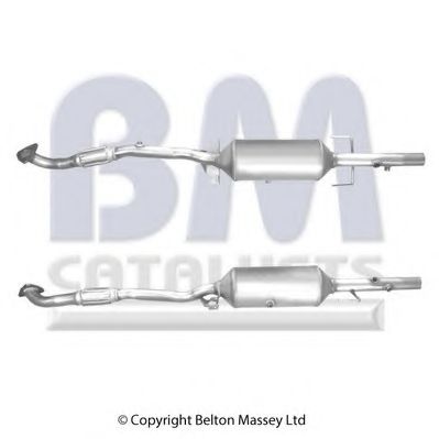 Сажевый / частичный фильтр, система выхлопа ОГ BM CATALYSTS BM11155H