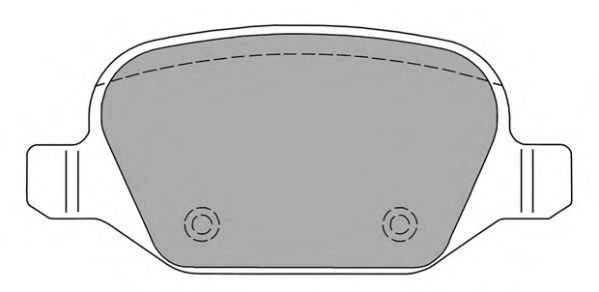 Комплект тормозных колодок, дисковый тормоз FREMAX FBP-1154