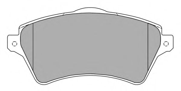 Комплект тормозных колодок, дисковый тормоз FREMAX FBP-1215