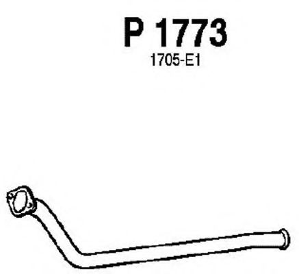 Труба выхлопного газа FENNO P1773