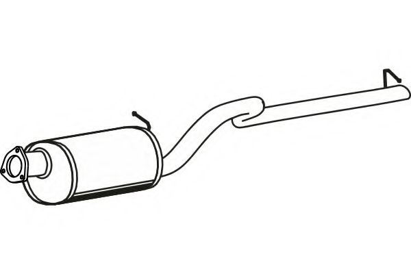 Глушитель выхлопных газов конечный FENNO 2022