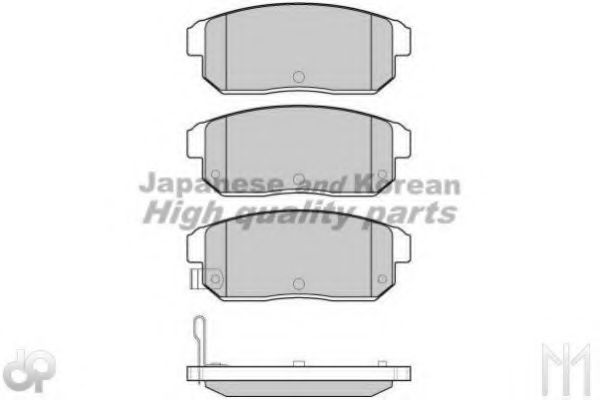 Комплект тормозных колодок, дисковый тормоз ASHUKI 1083-8103A