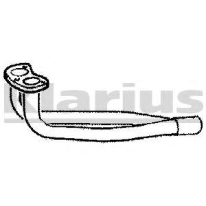 Труба выхлопного газа KLARIUS 110099