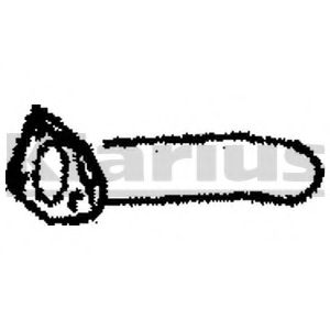 Труба выхлопного газа KLARIUS 110018