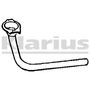 Труба выхлопного газа KLARIUS 110205