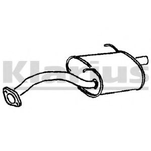 Глушитель выхлопных газов конечный KLARIUS 210512