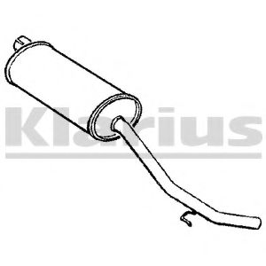 Глушитель выхлопных газов конечный KLARIUS 230326