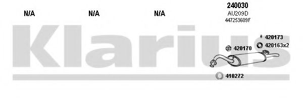 Система выпуска ОГ KLARIUS 940317E