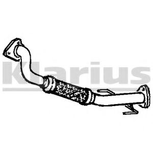 Труба выхлопного газа KLARIUS 301400