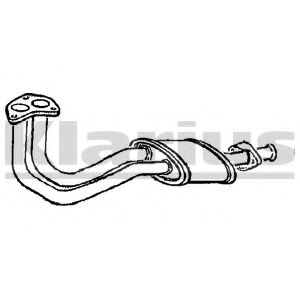 Предглушитель выхлопных газов KLARIUS FE216Q