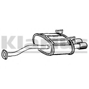 Глушитель выхлопных газов конечный KLARIUS HA331L