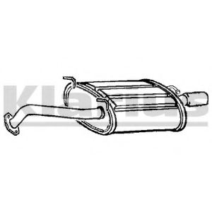 Глушитель выхлопных газов конечный KLARIUS HY91T