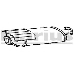 Средний глушитель выхлопных газов KLARIUS RR347J