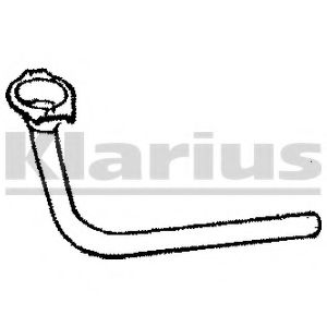 Труба выхлопного газа KLARIUS VW136K