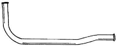 Труба выхлопного газа MTS 10620