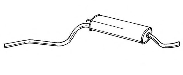 Глушитель выхлопных газов конечный SIGAM 13663