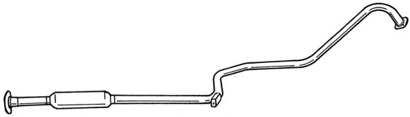 Средний глушитель выхлопных газов WALKER 16589