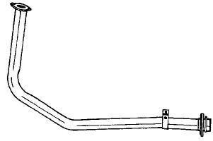 Труба выхлопного газа MTS 10037
