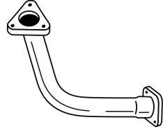 Труба выхлопного газа MTS 10137
