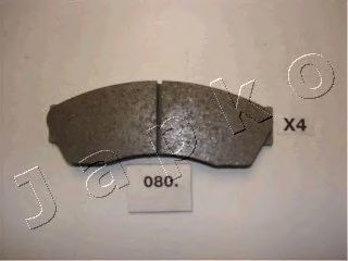 Комплект тормозных колодок, дисковый тормоз JAPKO 50080