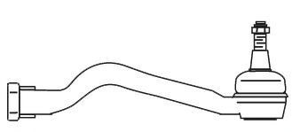 Наконечник поперечной рулевой тяги FRAP 3707