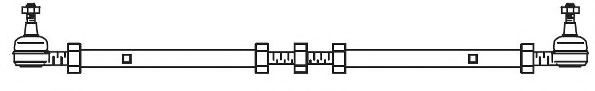 Поперечная рулевая тяга FRAP 3950