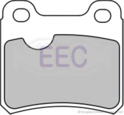 Комплект тормозных колодок, дисковый тормоз EEC BRP0597
